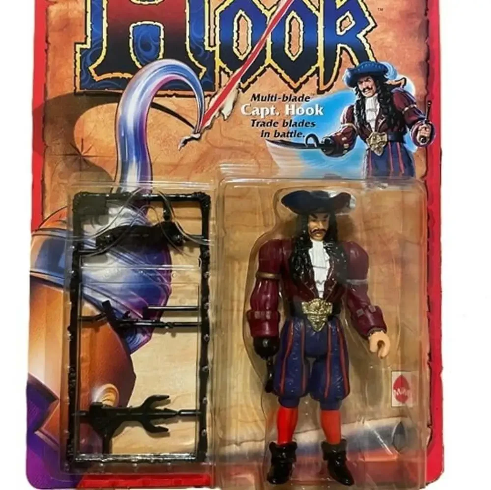 Vintage 1991 Mattel Hook Multi-Blade Captain Hook Action Figure New Sealed MOC